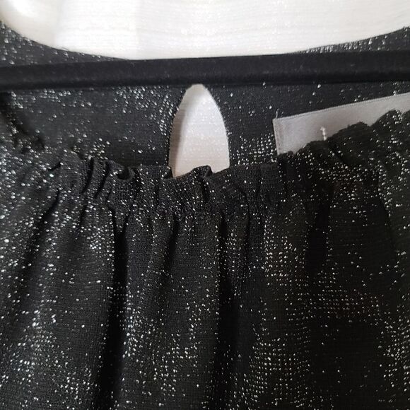 NWT S Anthropologie Carly Shimmer Top Keyhole - Picture 13 of 16